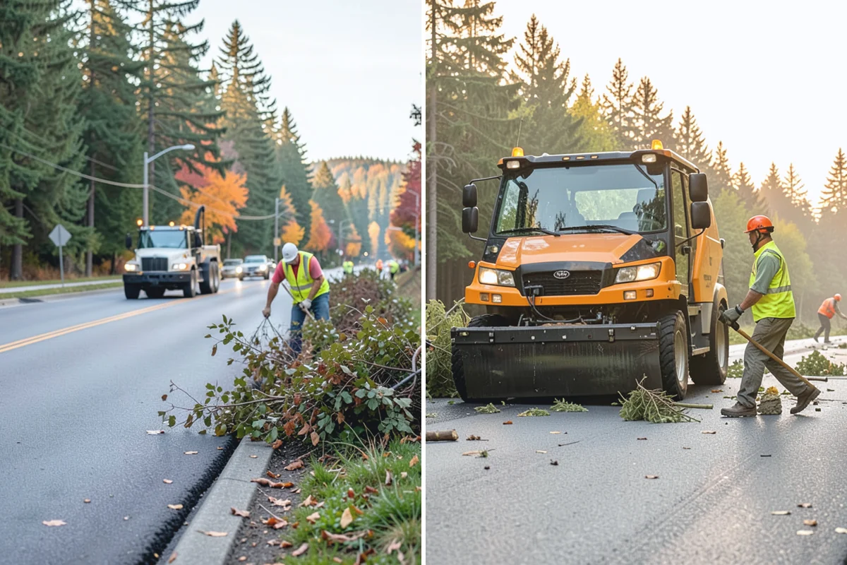 Warning Track Maintenance in Sumner, Pierce County, WA - Assess track depth, width, and edge definition