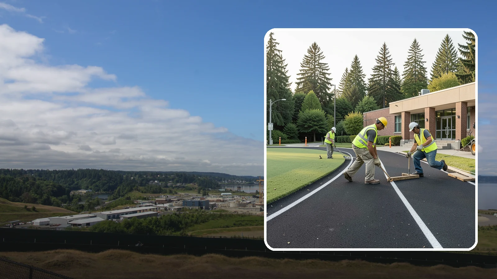 Warning Track Maintenance in University Place, Pierce County, WA - Reconditioning of outfield warning tracks to restore depth, grade, and a firm, defined running surface.
