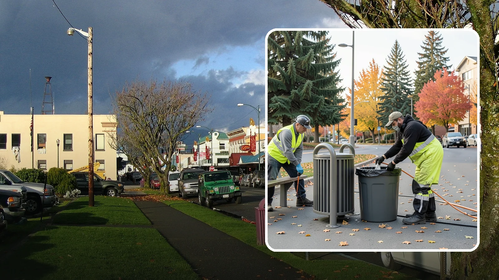 Waste Receptacle Servicing in Arlington, Snohomish County, WA - Scheduled emptying, cleaning, and upkeep of public trash and recycling receptacles.