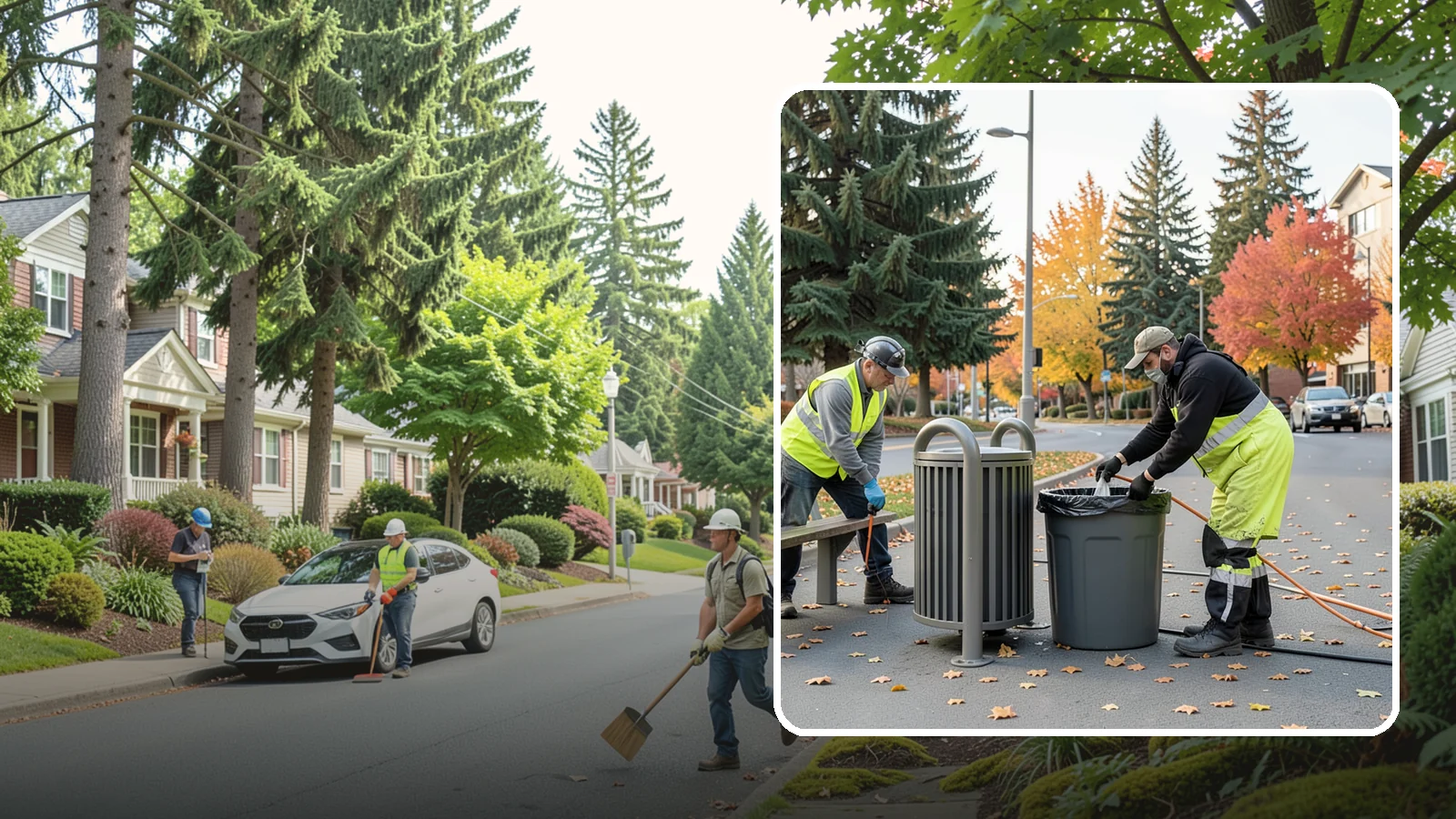 Waste Receptacle Servicing in Beaux Arts Village, King County, WA - Scheduled emptying, cleaning, and upkeep of public trash and recycling receptacles.
