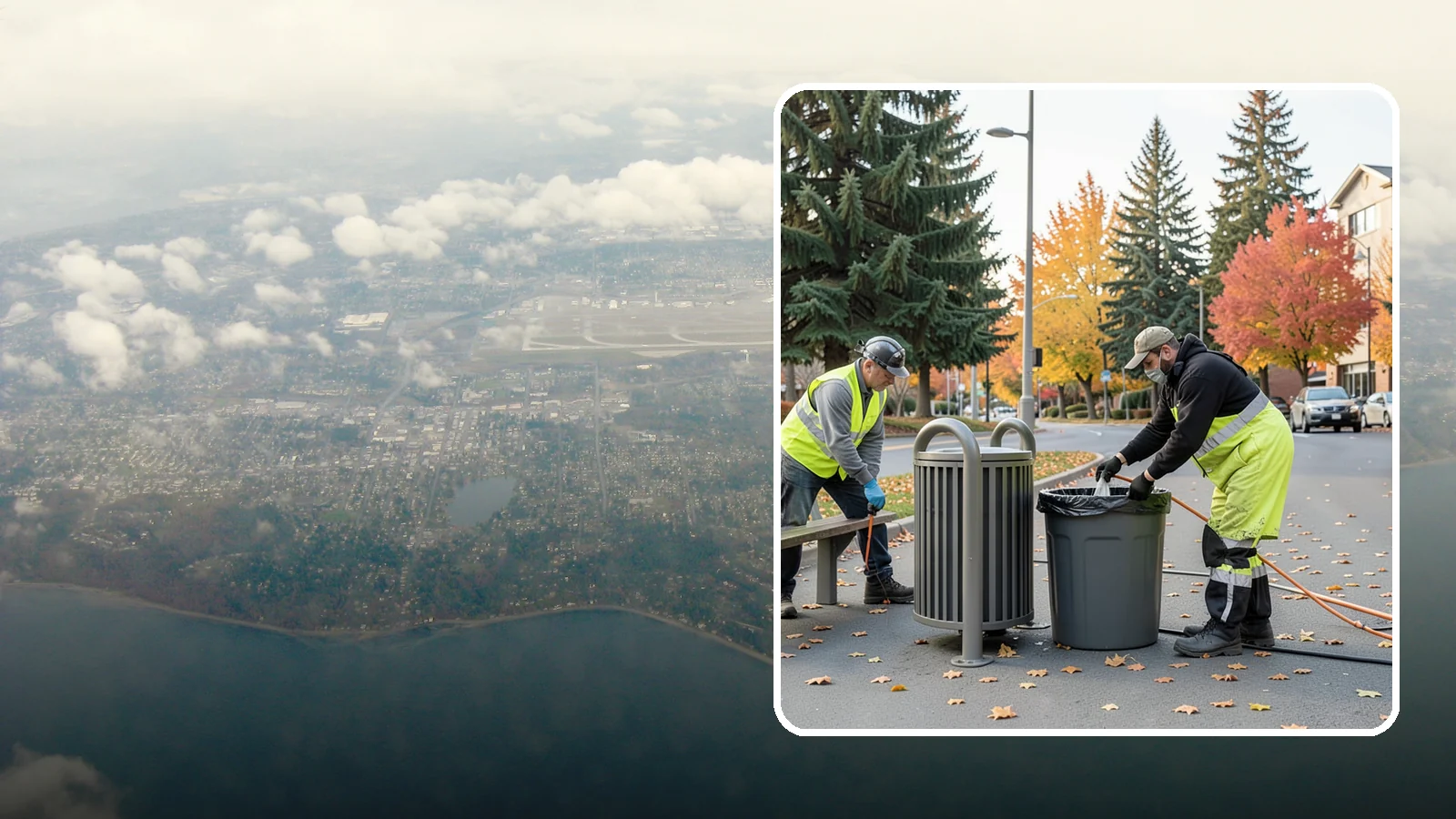 Waste Receptacle Servicing in Burien, King County, WA - Scheduled emptying, cleaning, and upkeep of public trash and recycling receptacles.