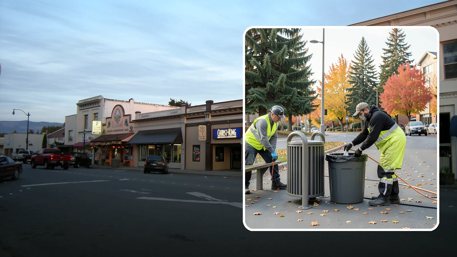 Waste Receptacle Servicing in Burlington, Skagit County, WA - Scheduled emptying, cleaning, and upkeep of public trash and recycling receptacles.