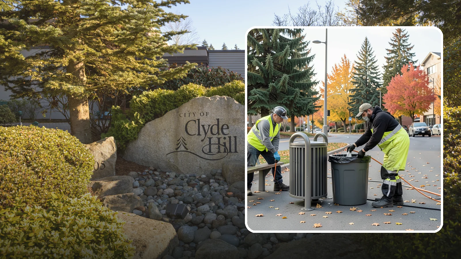 Waste Receptacle Servicing in Clyde Hill, King County, WA - Scheduled emptying, cleaning, and upkeep of public trash and recycling receptacles.
