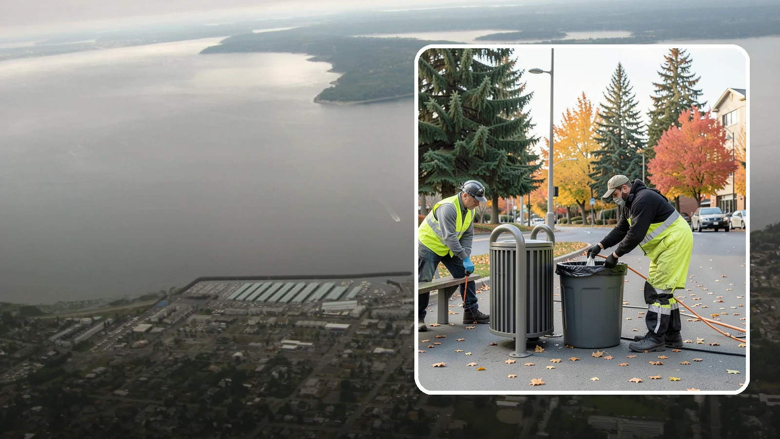 Waste Receptacle Servicing in Des Moines, King County, WA - Scheduled emptying, cleaning, and upkeep of public trash and recycling receptacles.