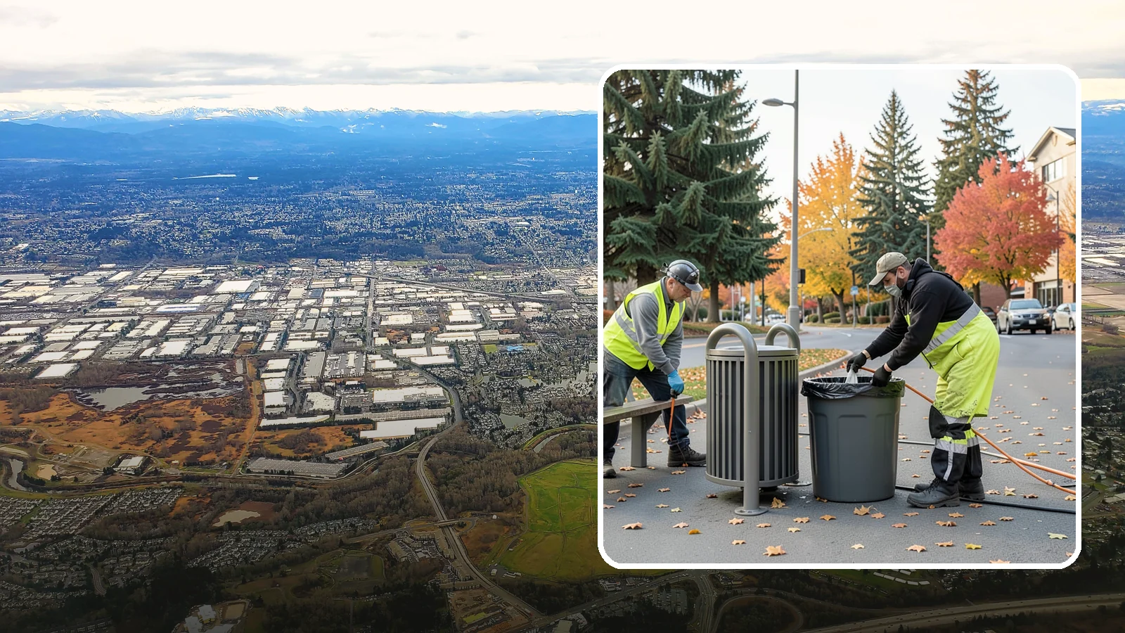 Waste Receptacle Servicing in Kent, King County, WA - Scheduled emptying, cleaning, and upkeep of public trash and recycling receptacles.