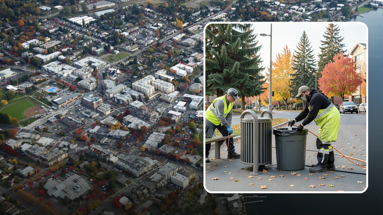 Waste Receptacle Servicing in Kirkland, King County, WA - Scheduled emptying, cleaning, and upkeep of public trash and recycling receptacles.