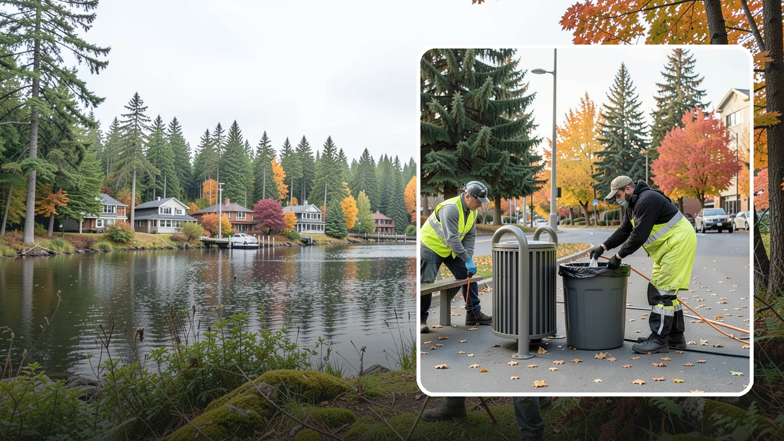 Waste Receptacle Servicing in La Conner, Skagit County, WA - Scheduled emptying, cleaning, and upkeep of public trash and recycling receptacles.