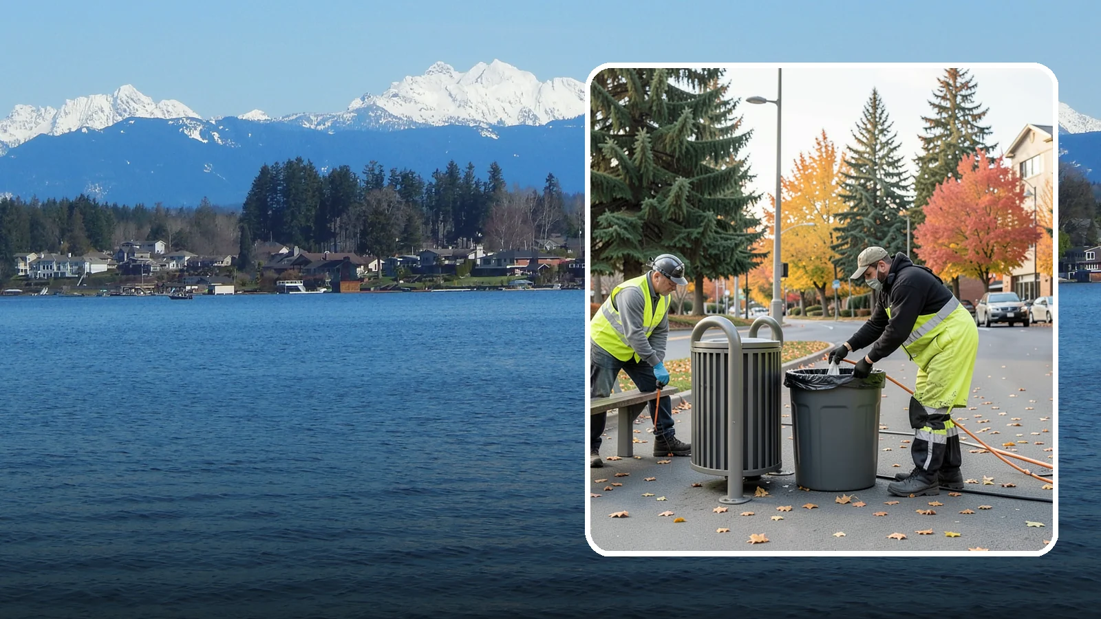 Waste Receptacle Servicing in Lake Stevens, Snohomish County, WA - Scheduled emptying, cleaning, and upkeep of public trash and recycling receptacles.