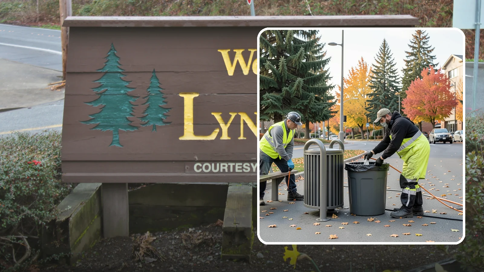 Waste Receptacle Servicing in Lynnwood, Snohomish County, WA - Scheduled emptying, cleaning, and upkeep of public trash and recycling receptacles.