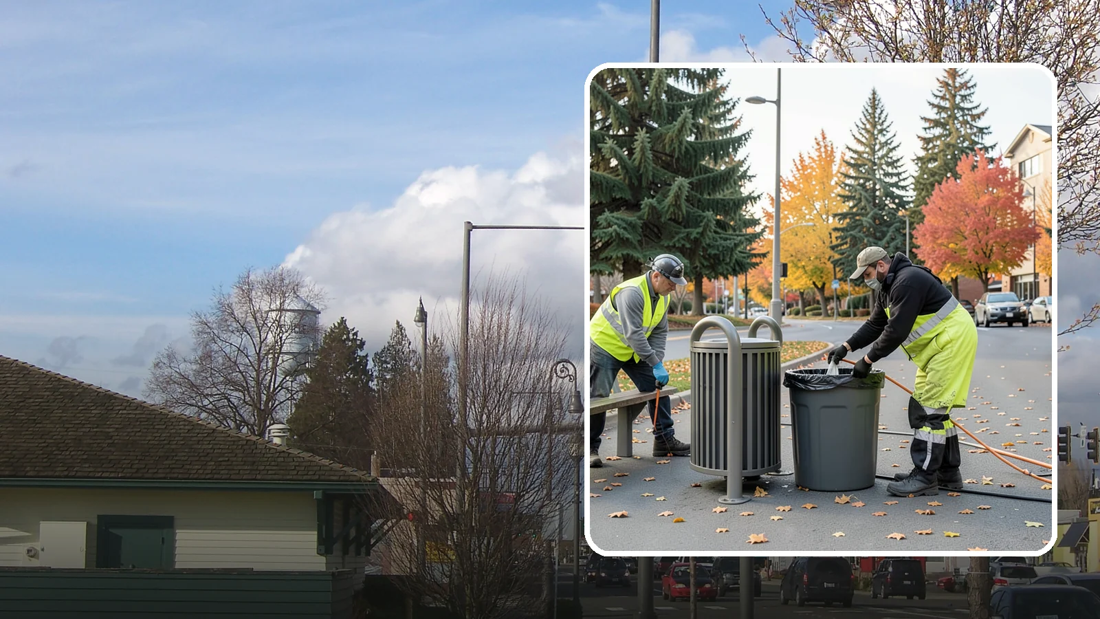Waste Receptacle Servicing in Marysville, Snohomish County, WA - Scheduled emptying, cleaning, and upkeep of public trash and recycling receptacles.
