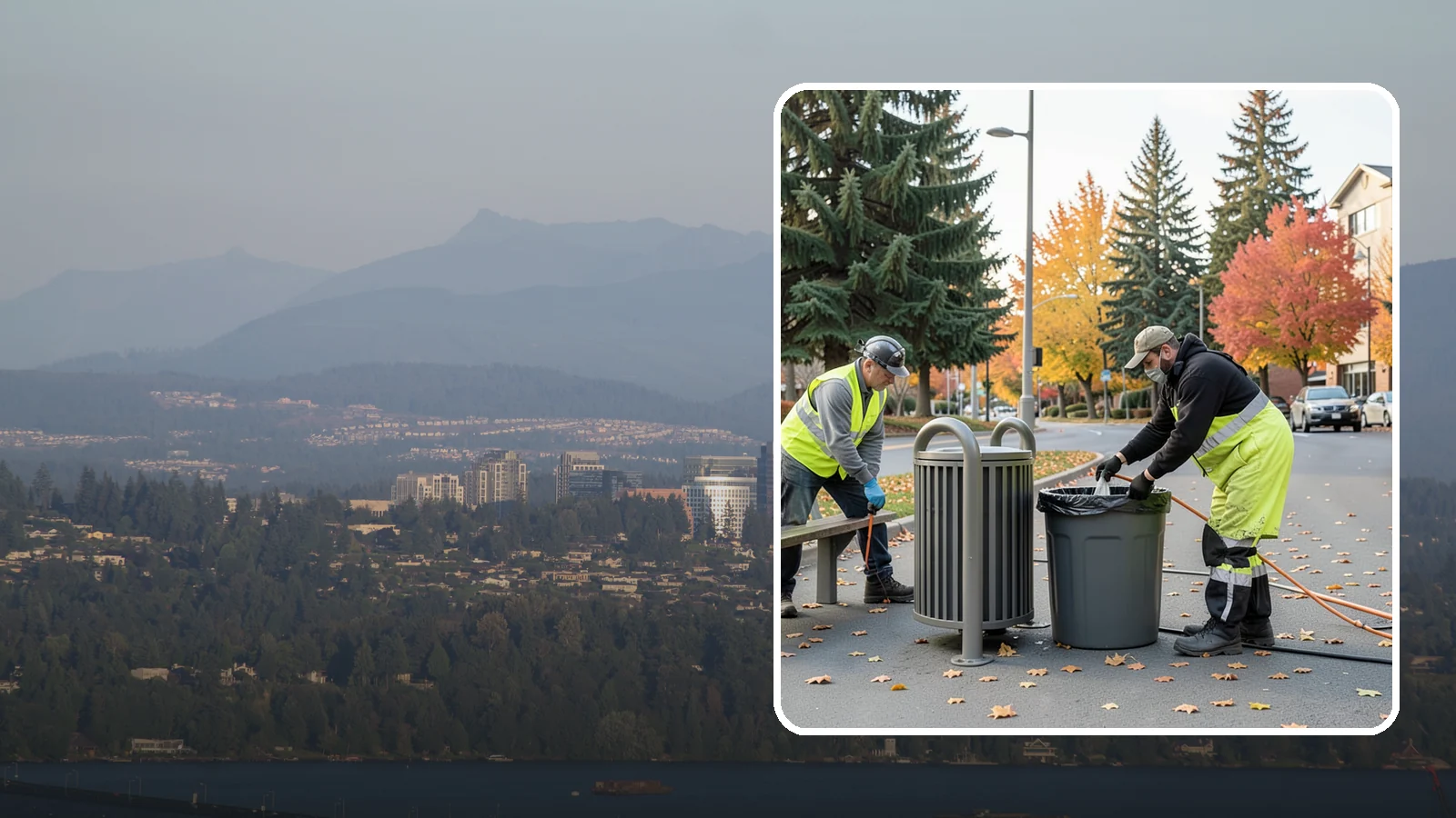Waste Receptacle Servicing in Medina, King County, WA - Scheduled emptying, cleaning, and upkeep of public trash and recycling receptacles.