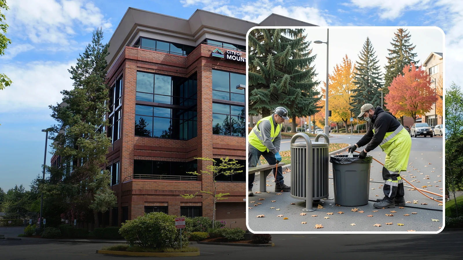 Waste Receptacle Servicing in Mountlake Terrace, Snohomish County, WA - Scheduled emptying, cleaning, and upkeep of public trash and recycling receptacles.