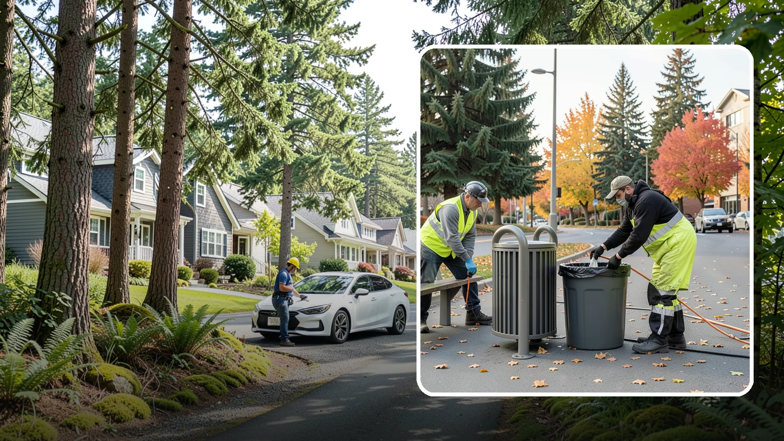 Waste Receptacle Servicing in Normandy Park, King County, WA - Scheduled emptying, cleaning, and upkeep of public trash and recycling receptacles.