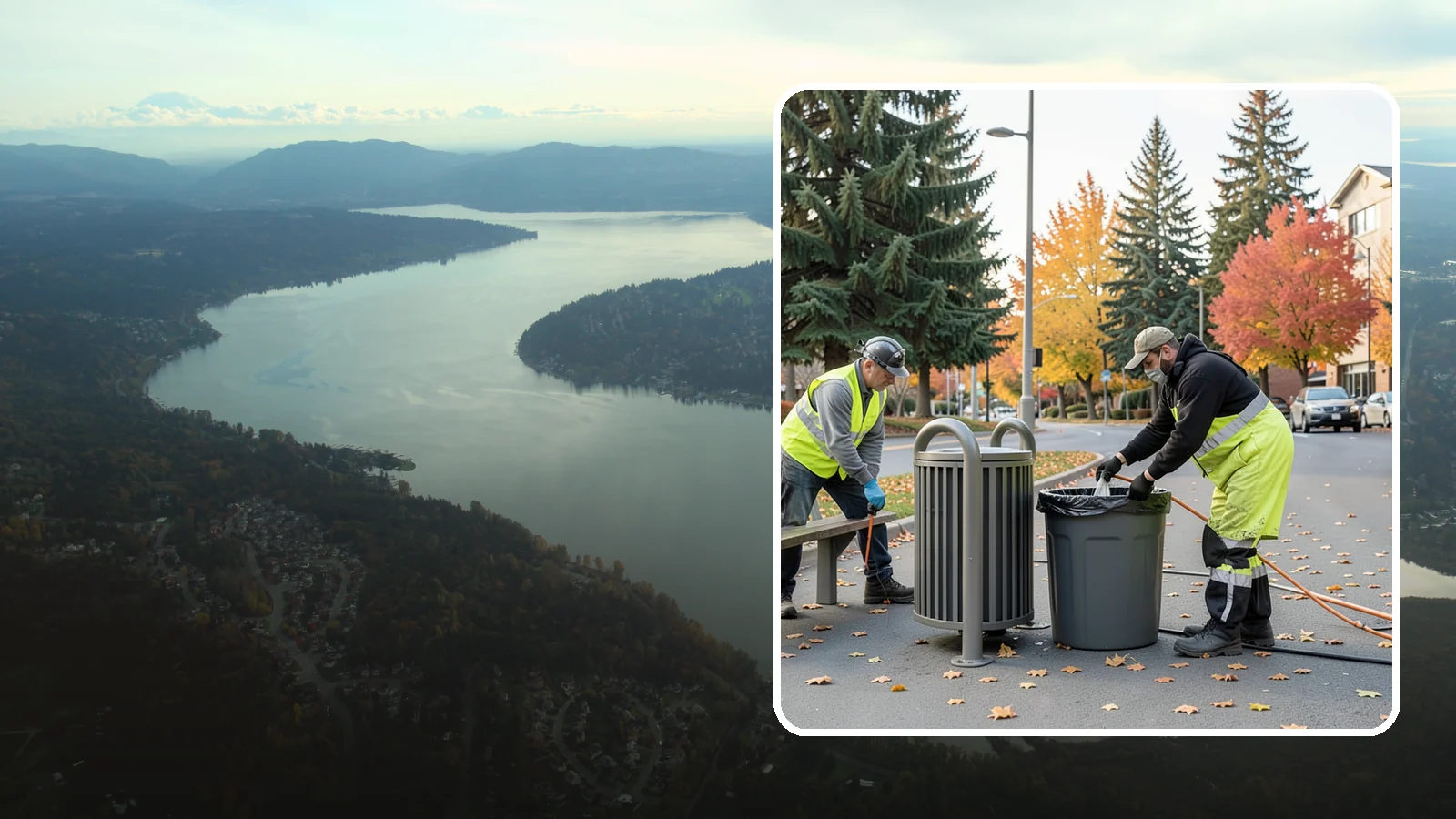 Waste Receptacle Servicing in Sammamish, King County, WA - Scheduled emptying, cleaning, and upkeep of public trash and recycling receptacles.