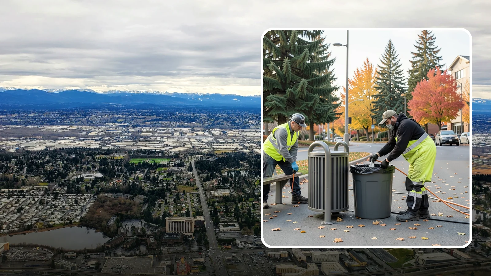 Waste Receptacle Servicing in SeaTac, King County, WA - Scheduled emptying, cleaning, and upkeep of public trash and recycling receptacles.