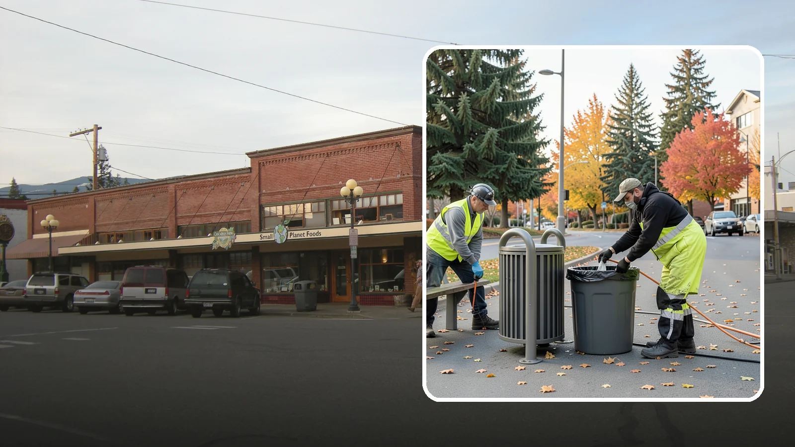 Waste Receptacle Servicing in Sedro-Woolley, Skagit County, WA - Scheduled emptying, cleaning, and upkeep of public trash and recycling receptacles.