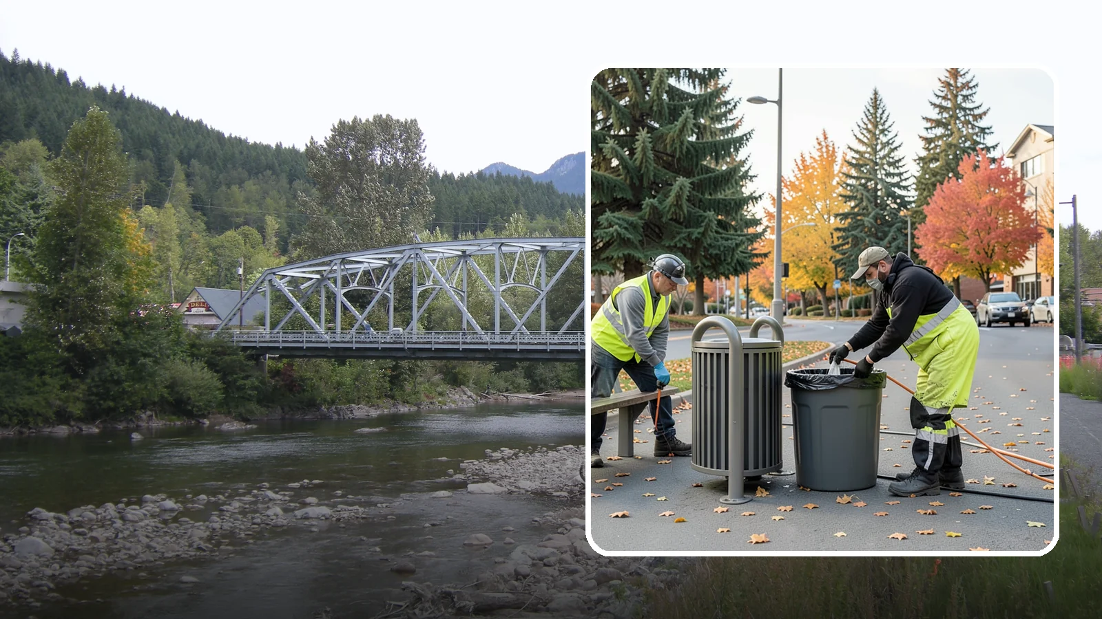 Waste Receptacle Servicing in Skykomish, King County, WA - Scheduled emptying, cleaning, and upkeep of public trash and recycling receptacles.