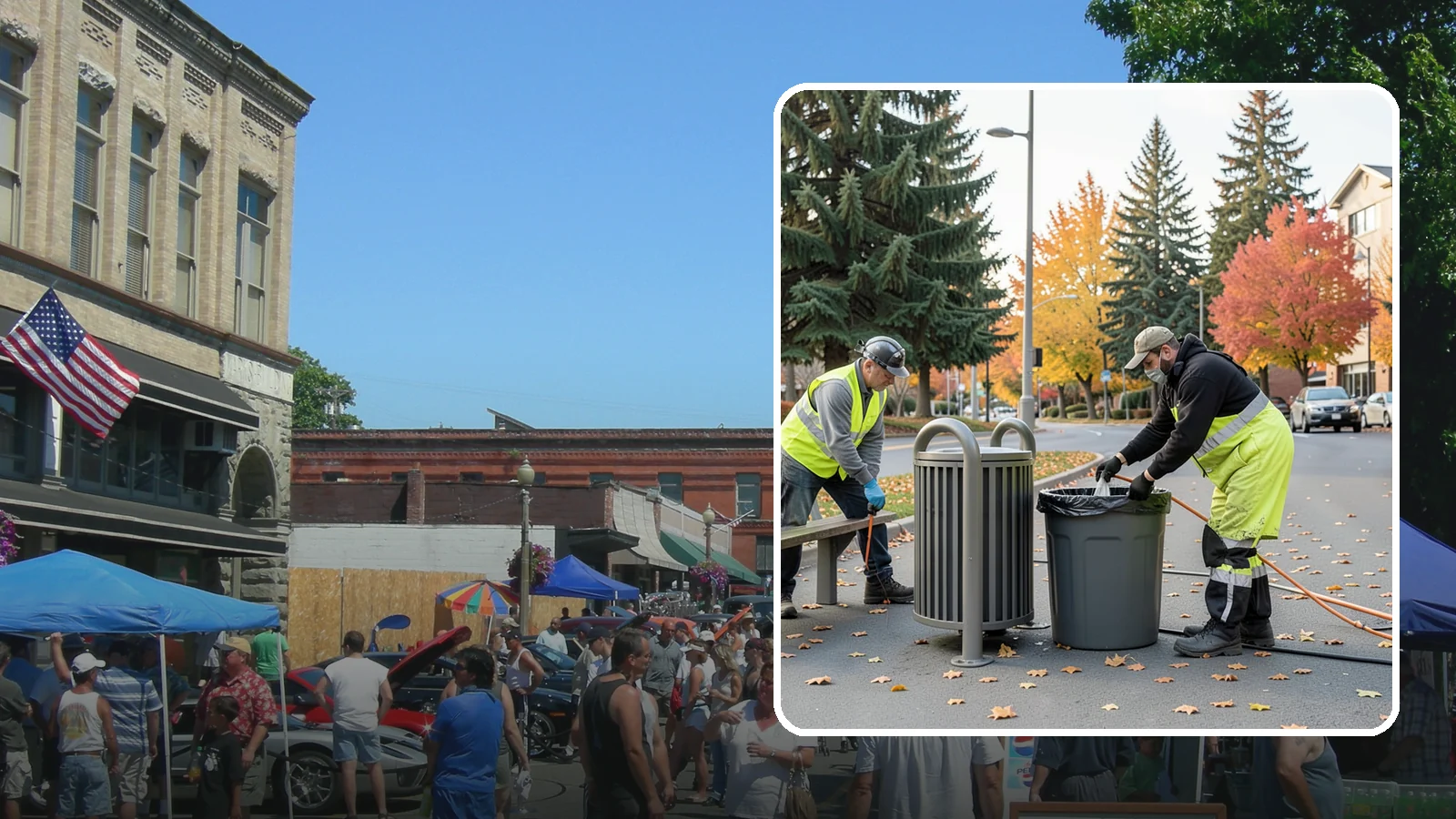 Waste Receptacle Servicing in Snohomish, Snohomish County, WA - Scheduled emptying, cleaning, and upkeep of public trash and recycling receptacles.
