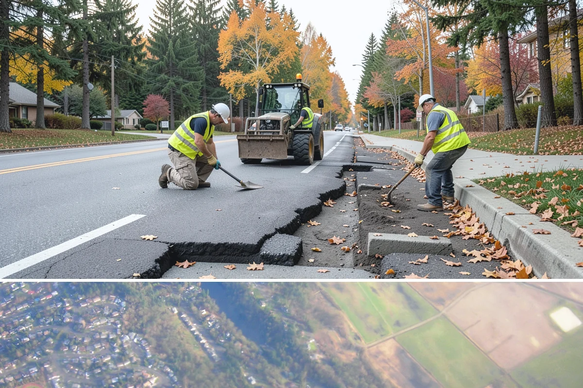 Water District Grounds Maintenance in Algona, King County, WA - Brush and access-road clearing concentrate in late spring and summer before growth obstructs equipment and inspections.