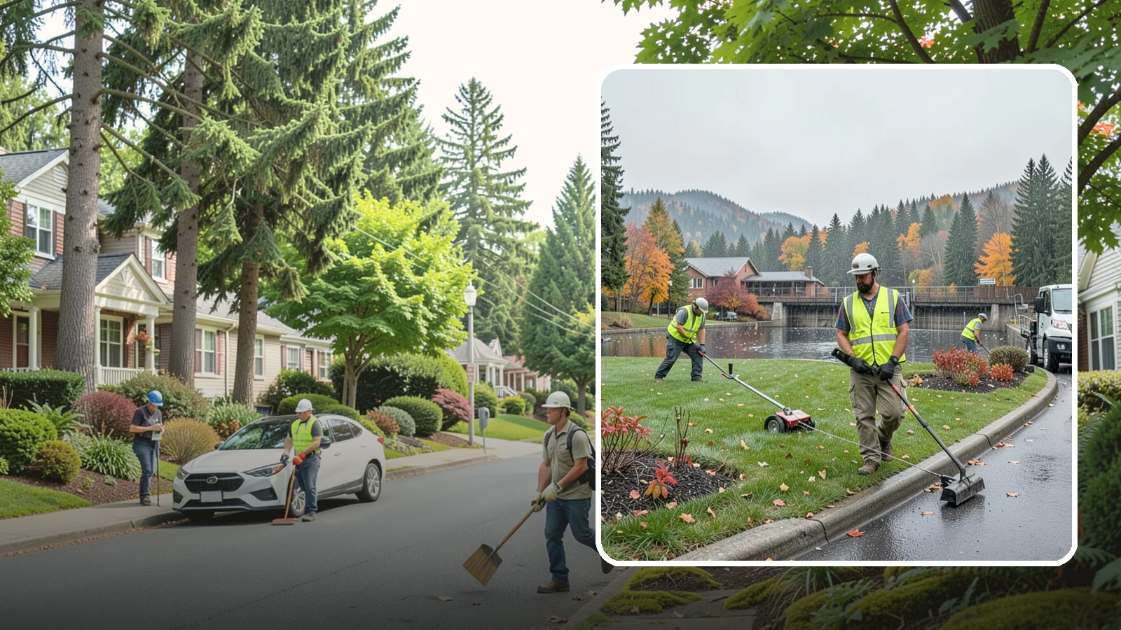 Water District Grounds Maintenance in Beaux Arts Village, King County, WA - Grounds and site maintenance for water district reservoirs, well sites, and treatment facilities in Western Washington.