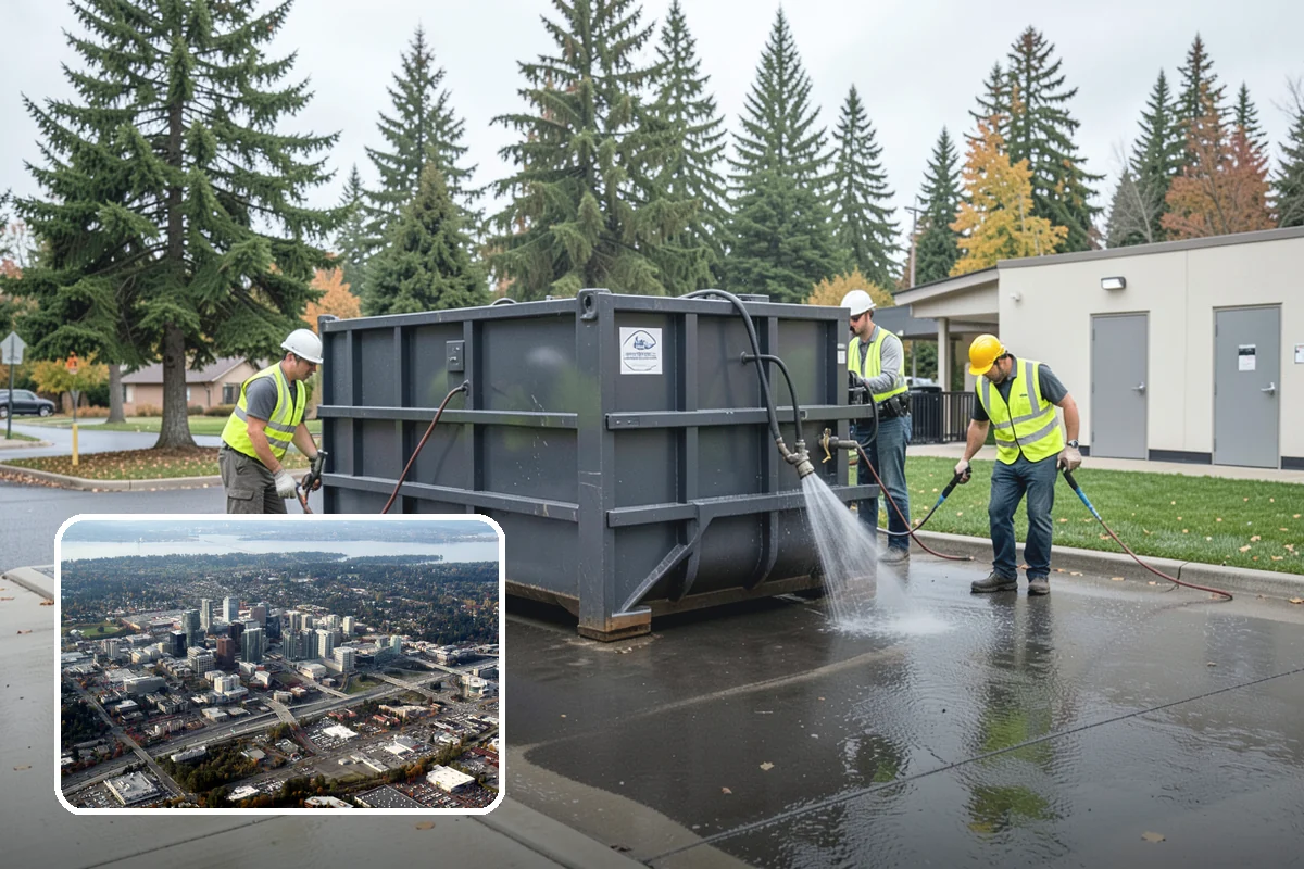 Water District Grounds Maintenance in Bellevue, King County, WA - Vegetation management that respects wellhead and source-water buffers