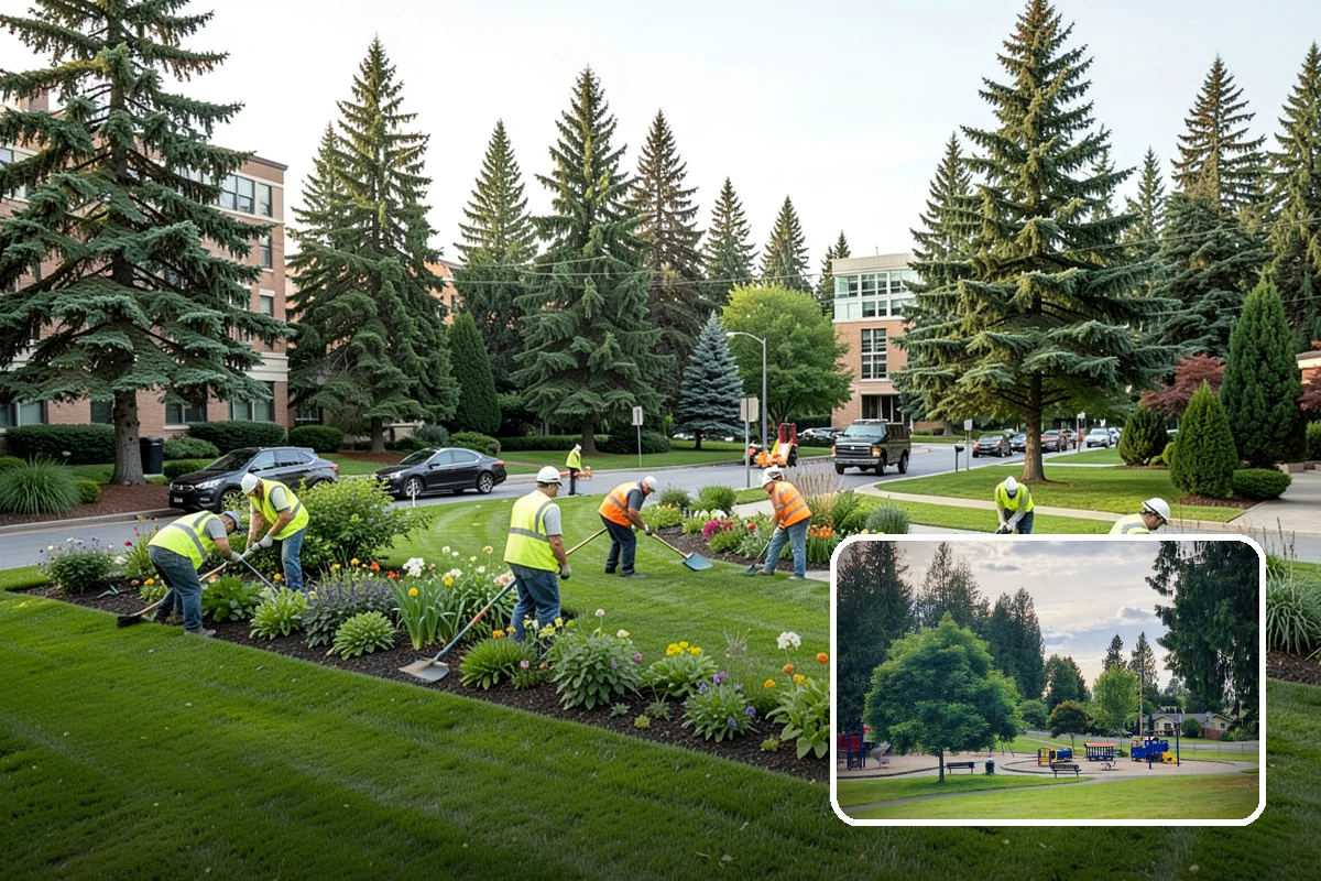 Water District Grounds Maintenance in Bonney Lake, Pierce County, WA - Vegetation management that respects wellhead and source-water buffers