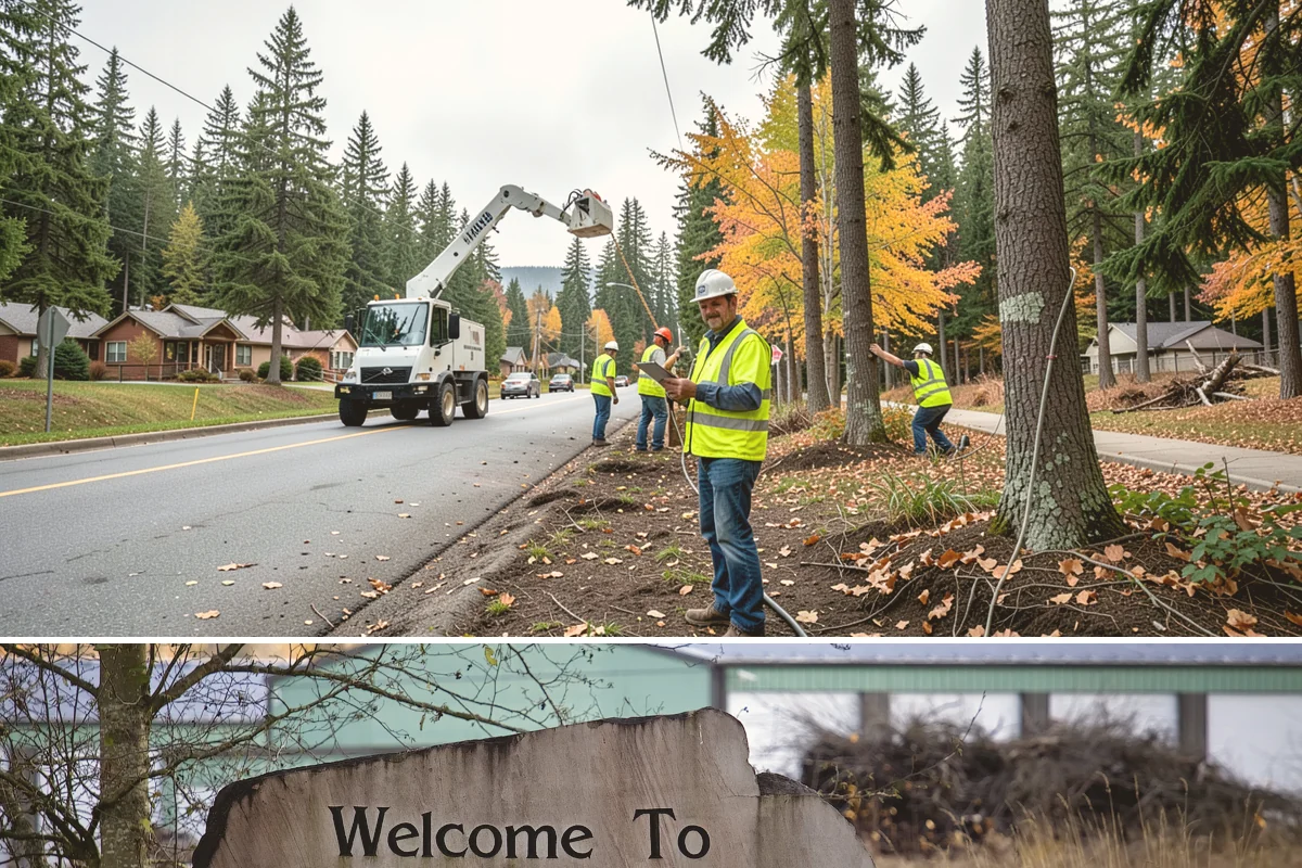 Water District Grounds Maintenance in Buckley, Pierce County, WA - Brush and access-road clearing concentrate in late spring and summer before growth obstructs equipment and inspections.