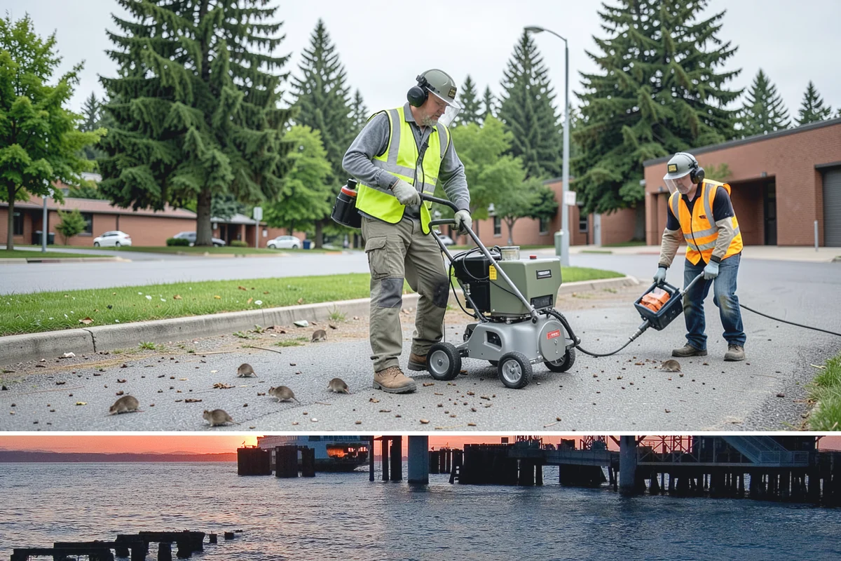 Water District Grounds Maintenance in Edmonds, Snohomish County, WA - Brush and access-road clearing concentrate in late spring and summer before growth obstructs equipment and inspections.