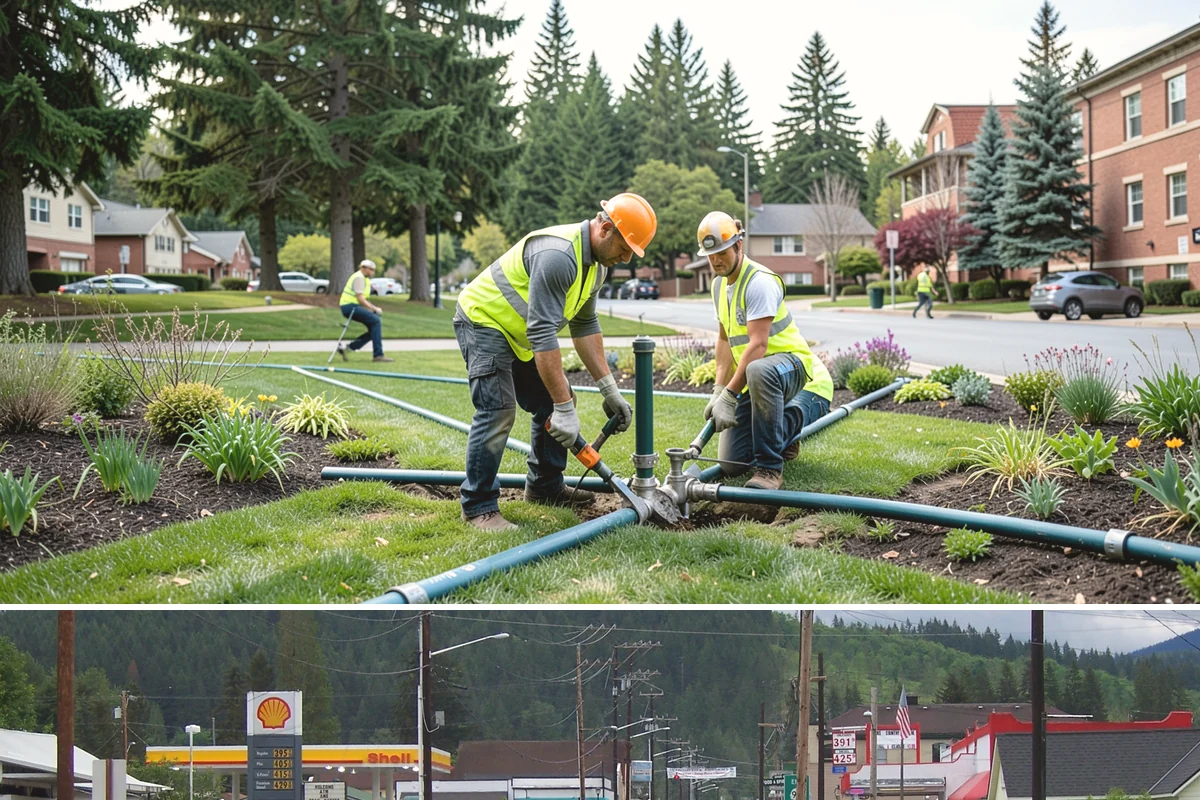 Water District Grounds Maintenance in Granite Falls, Snohomish County, WA - Brush and access-road clearing concentrate in late spring and summer before growth obstructs equipment and inspections.