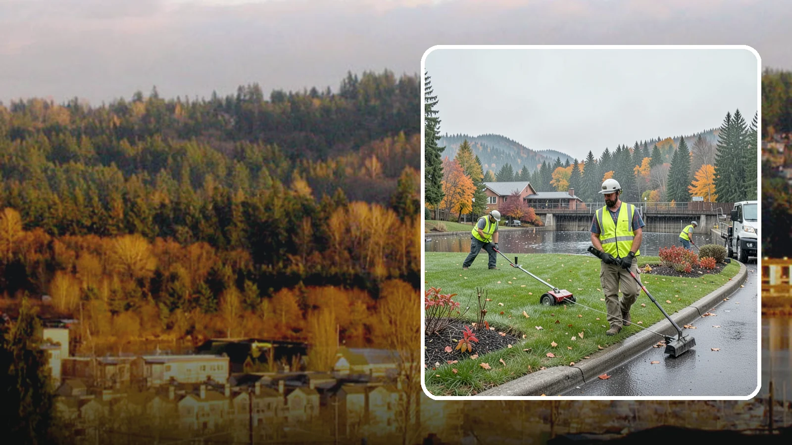 Water District Grounds Maintenance in Kenmore, King County, WA - Grounds and site maintenance for water district reservoirs, well sites, and treatment facilities in Western Washington.