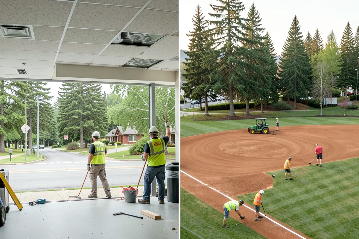 Water District Grounds Maintenance in Kenmore, King County, WA - Review district sites and their regulatory buffer requirements