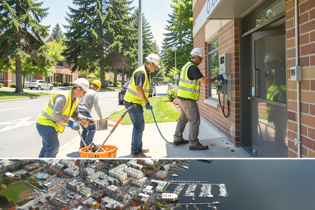 Water District Grounds Maintenance in Kirkland, King County, WA - Brush and access-road clearing concentrate in late spring and summer before growth obstructs equipment and inspections.