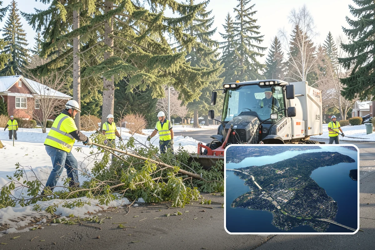 Water District Grounds Maintenance in Mercer Island, King County, WA - Vegetation management that respects wellhead and source-water buffers