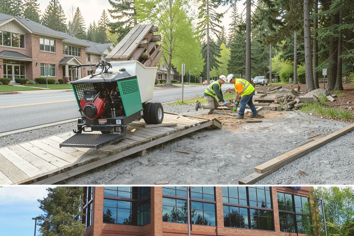 Water District Grounds Maintenance in Mountlake Terrace, Snohomish County, WA - Brush and access-road clearing concentrate in late spring and summer before growth obstructs equipment and inspections.