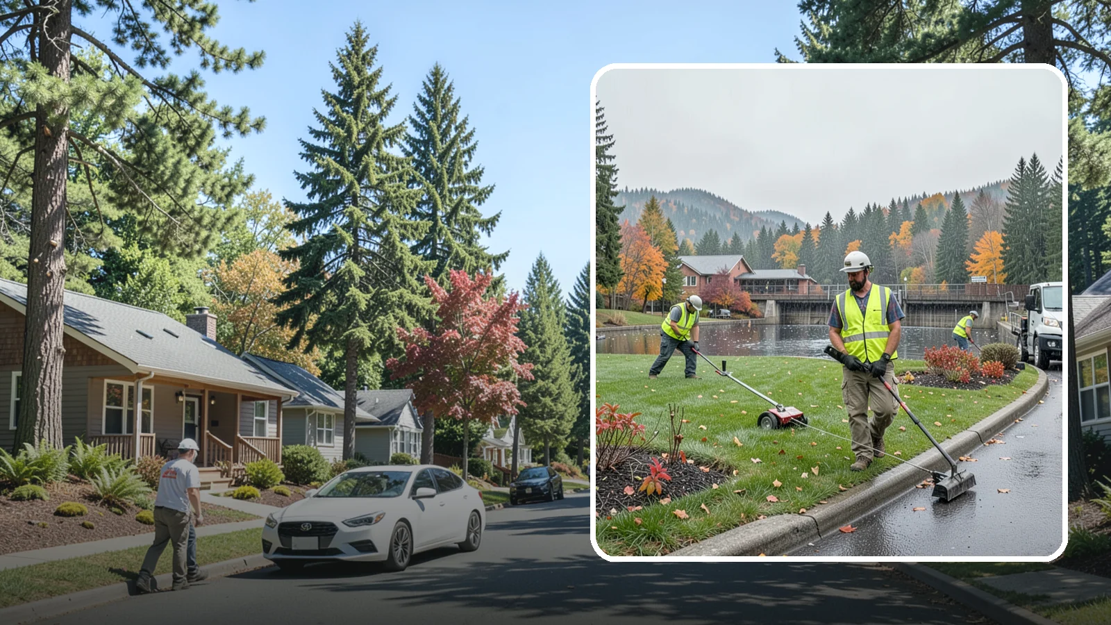Water District Grounds Maintenance in Orting, Pierce County, WA - Grounds and site maintenance for water district reservoirs, well sites, and treatment facilities in Western Washington.