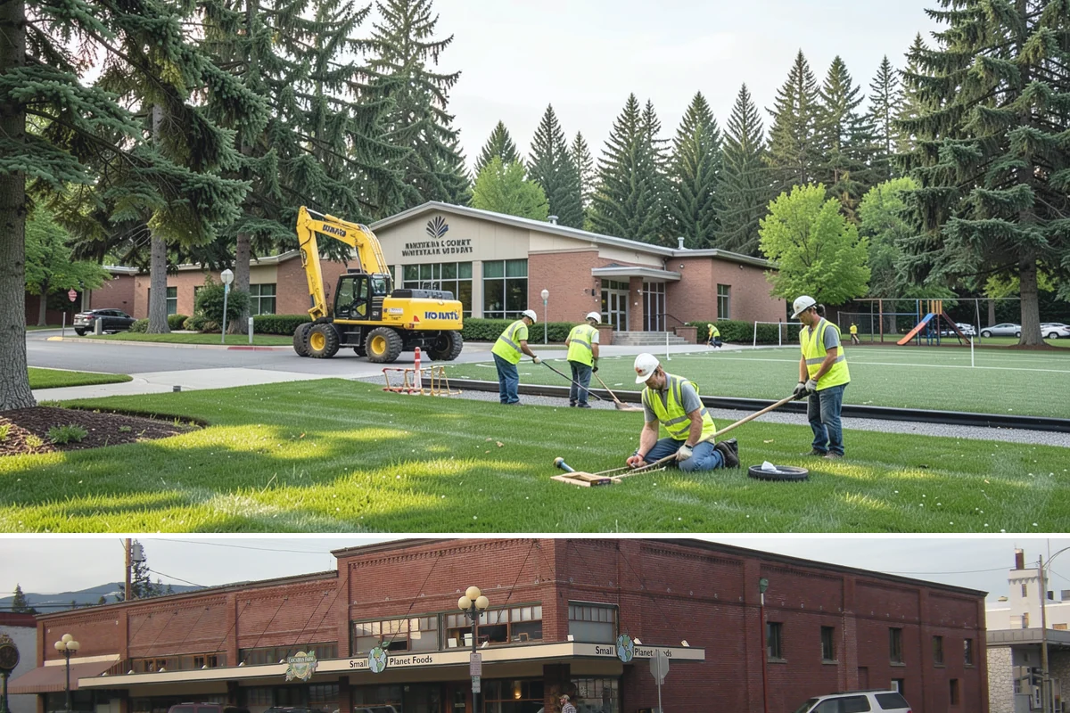 Water District Grounds Maintenance in Sedro-Woolley, Skagit County, WA - Brush and access-road clearing concentrate in late spring and summer before growth obstructs equipment and inspections.