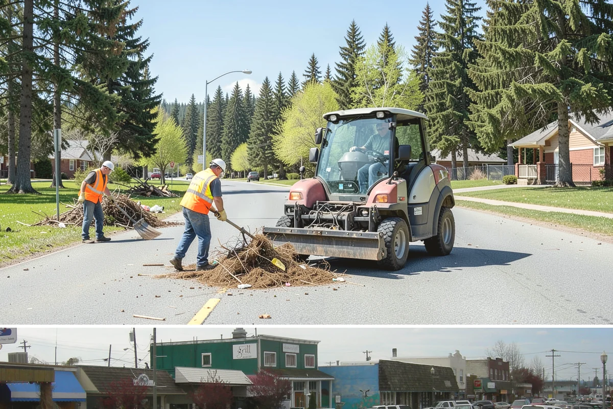 Water District Grounds Maintenance in Stanwood, Snohomish County, WA - Brush and access-road clearing concentrate in late spring and summer before growth obstructs equipment and inspections.
