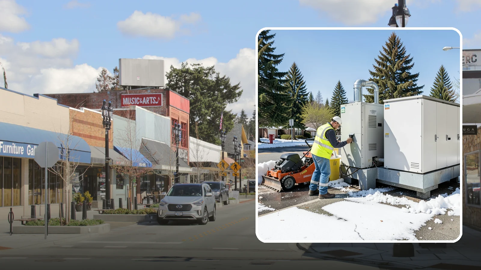 Water Heater Service in Bothell, King County, WA - Inspection, repair, and replacement of water heaters serving public restrooms, shops, and civic facilities.