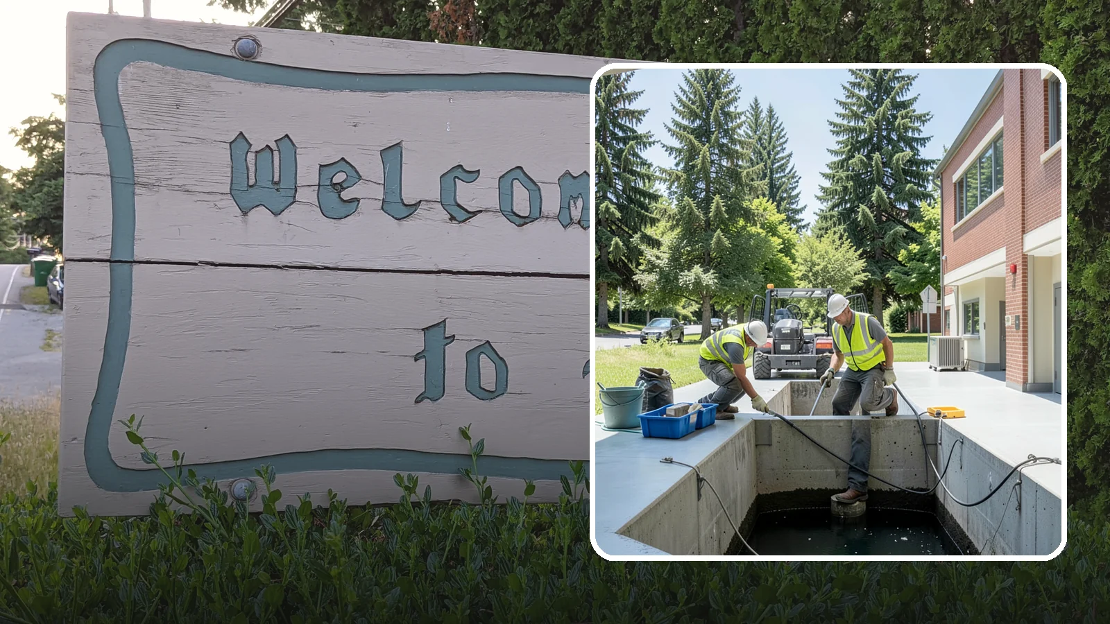 Water Quality Vault Cleaning in Brier, Snohomish County, WA - Confined-space cleaning of underground stormwater treatment vaults and their filter media.