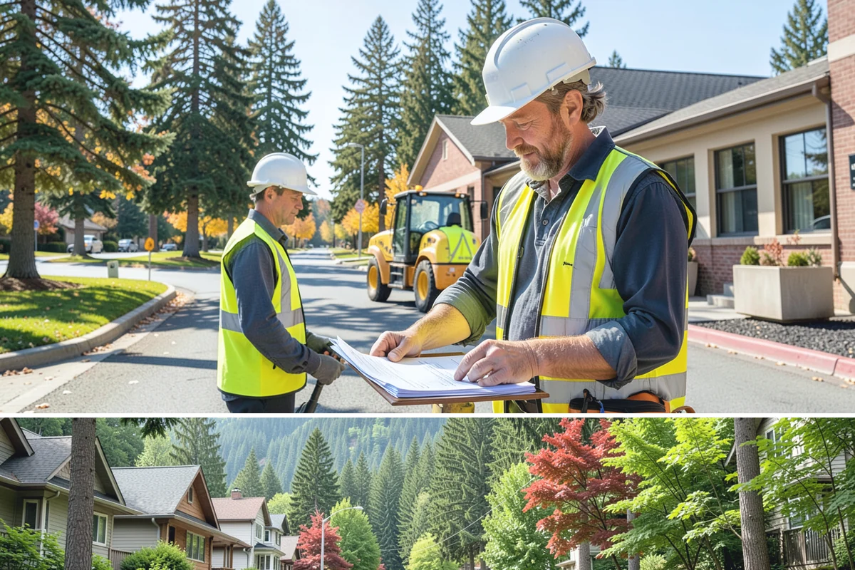 Water Quality Vault Cleaning in Darrington, Snohomish County, WA - Vault servicing is scheduled before the wet season and again mid-winter for high-load sites that fill quickly during sustained...