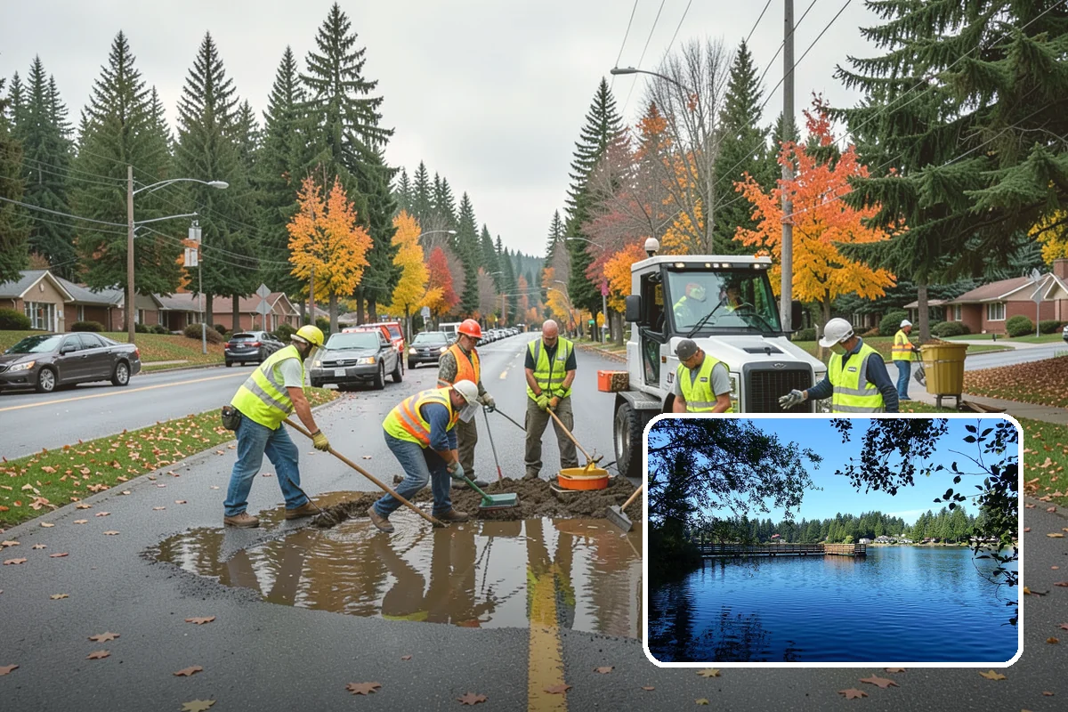 Water Quality Vault Cleaning in Federal Way, King County, WA - Confined-space work performed under OSHA-compliant protocols