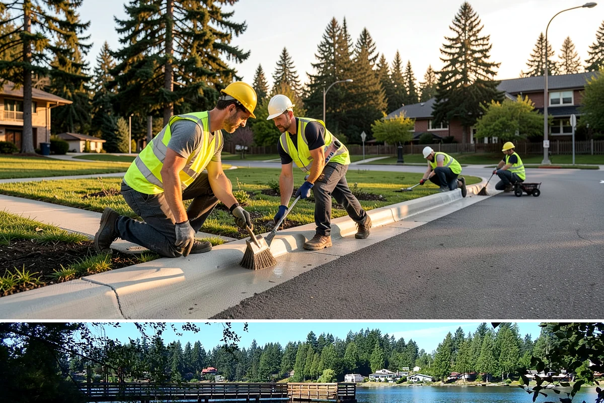 Water Quality Vault Cleaning in Federal Way, King County, WA - Vault servicing is scheduled before the wet season and again mid-winter for high-load sites that fill quickly during sustained...