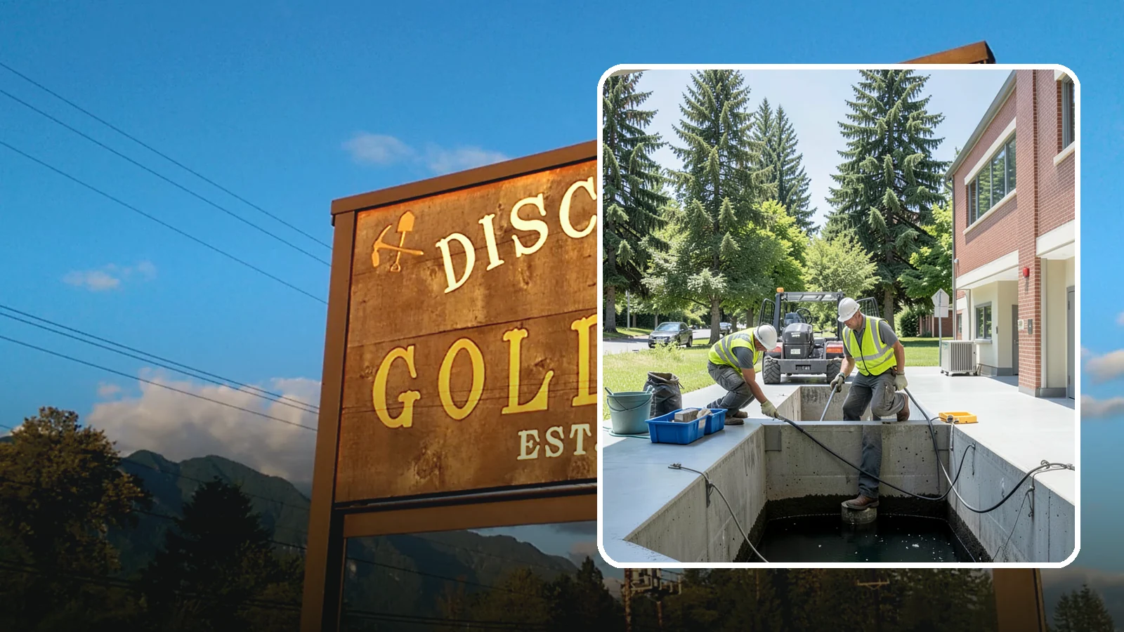 Water Quality Vault Cleaning in Gold Bar, Snohomish County, WA - Confined-space cleaning of underground stormwater treatment vaults and their filter media.
