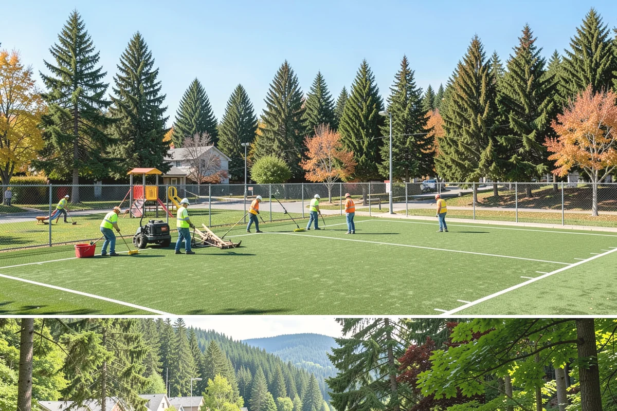 Water Quality Vault Cleaning in Lake Forest Park, King County, WA - Vault servicing is scheduled before the wet season and again mid-winter for high-load sites that fill quickly during sustained...