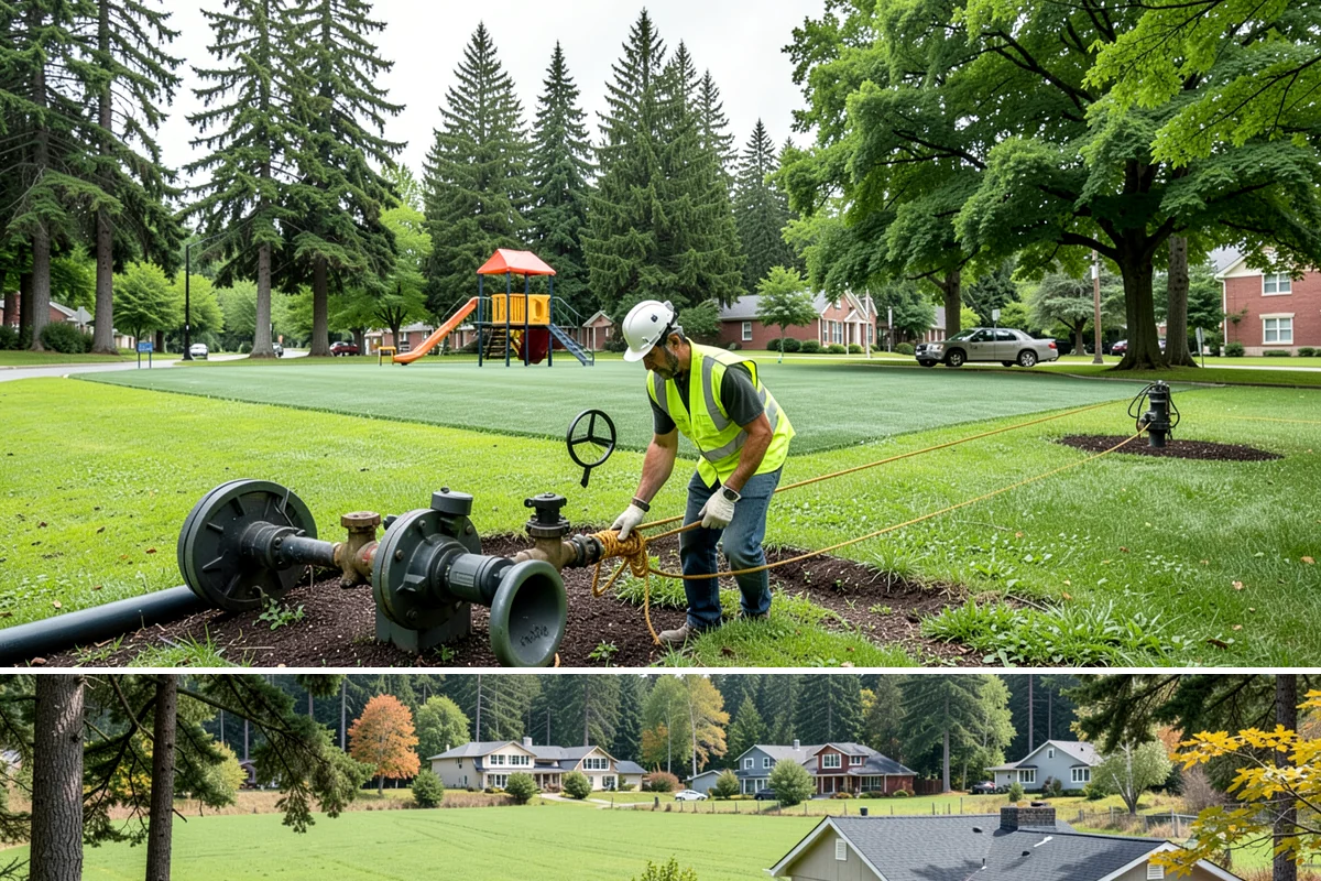 Water Quality Vault Cleaning in Lyman, Skagit County, WA - Vault servicing is scheduled before the wet season and again mid-winter for high-load sites that fill quickly during sustained...