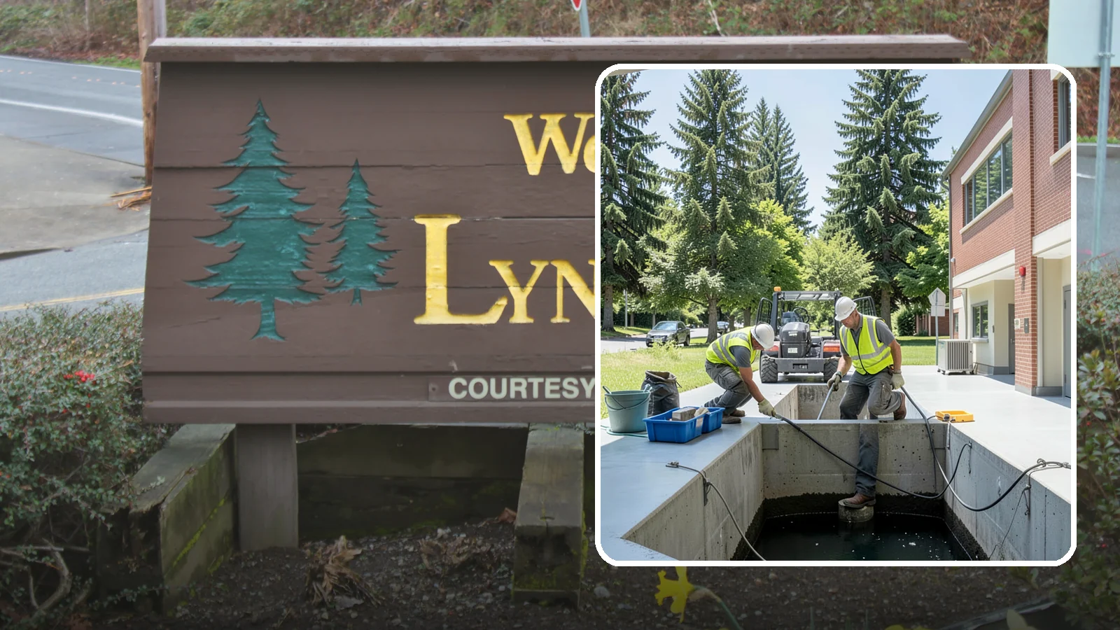 Water Quality Vault Cleaning in Lynnwood, Snohomish County, WA - Confined-space cleaning of underground stormwater treatment vaults and their filter media.