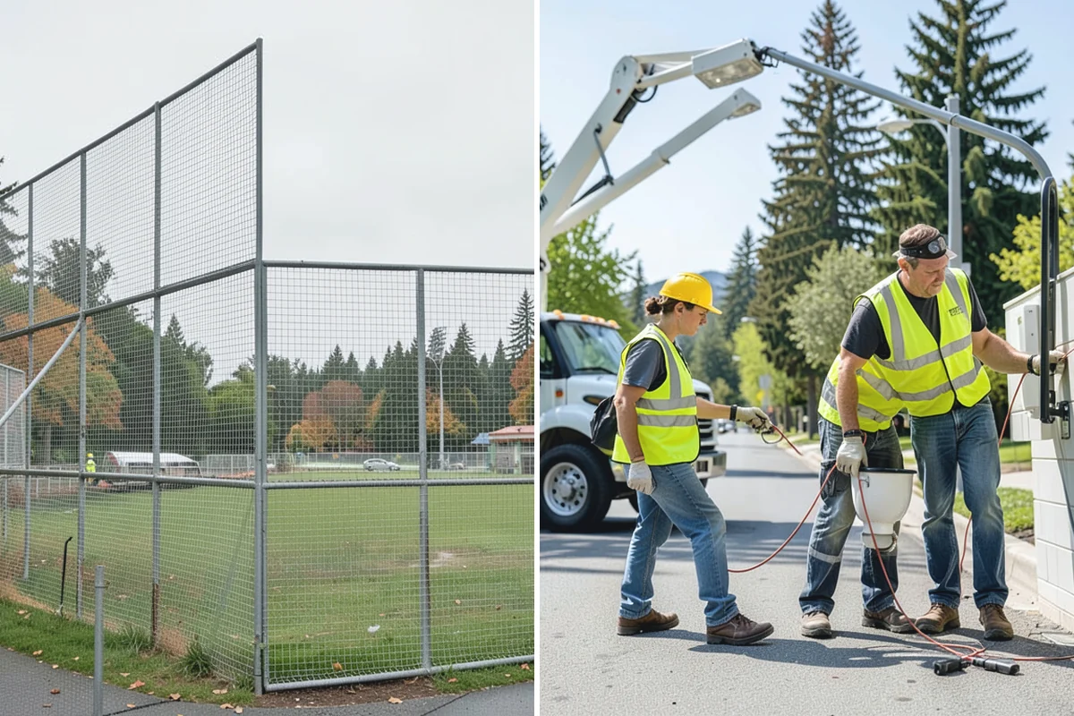 Water Quality Vault Cleaning in Medina, King County, WA - Set confined-space entry controls and safety monitoring
