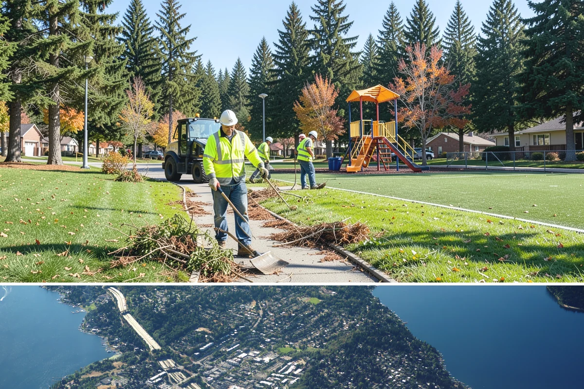 Water Quality Vault Cleaning in Mercer Island, King County, WA - Vault servicing is scheduled before the wet season and again mid-winter for high-load sites that fill quickly during sustained...
