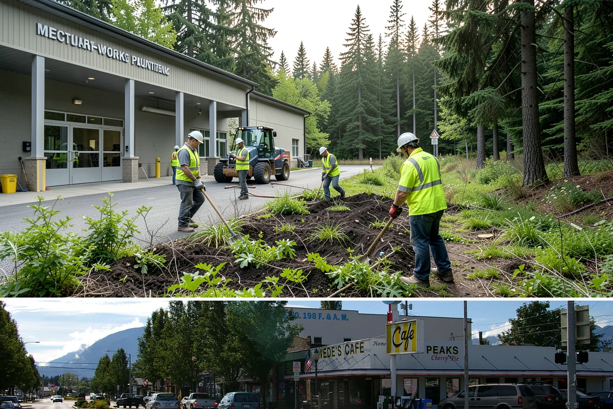 Water Quality Vault Cleaning in North Bend, King County, WA - Vault servicing is scheduled before the wet season and again mid-winter for high-load sites that fill quickly during sustained...