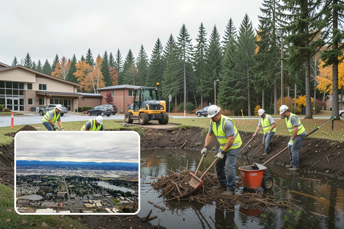 Water Quality Vault Cleaning in SeaTac, King County, WA - Confined-space work performed under OSHA-compliant protocols